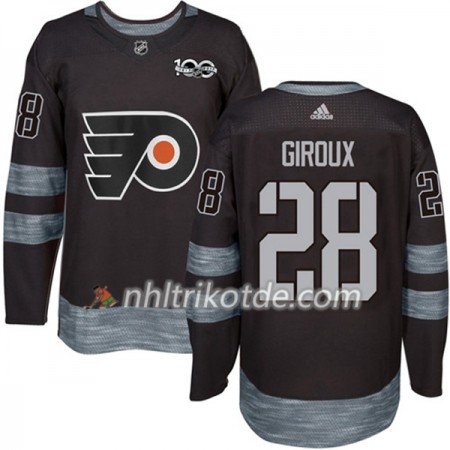 Philadelphia Flyers Trikot Claude Giroux 28 1917-2017 100th Anniversary Adidas Schwarz Authentic - Herren